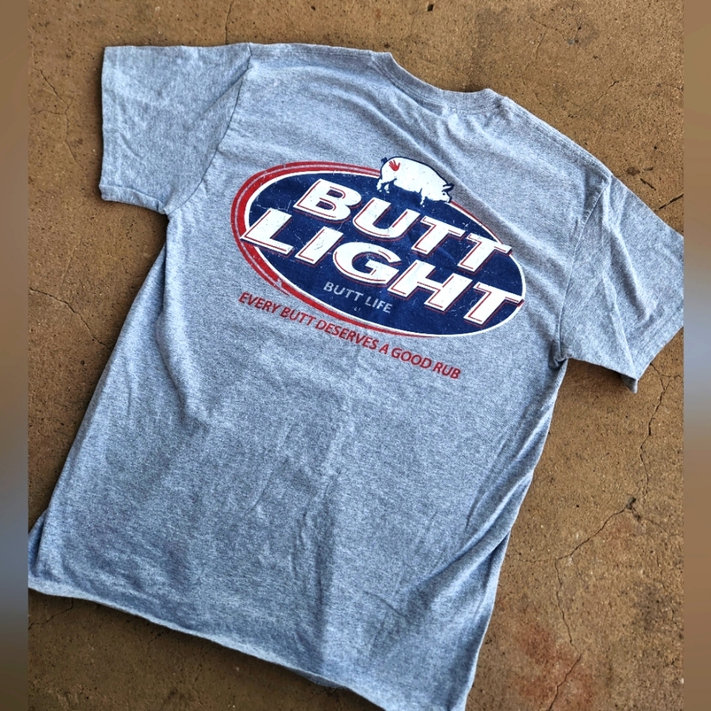 "Butt Life" Bud Light Beer Tshirt